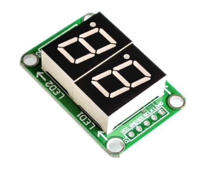 74HC595 Display 2 x 7 segment 2