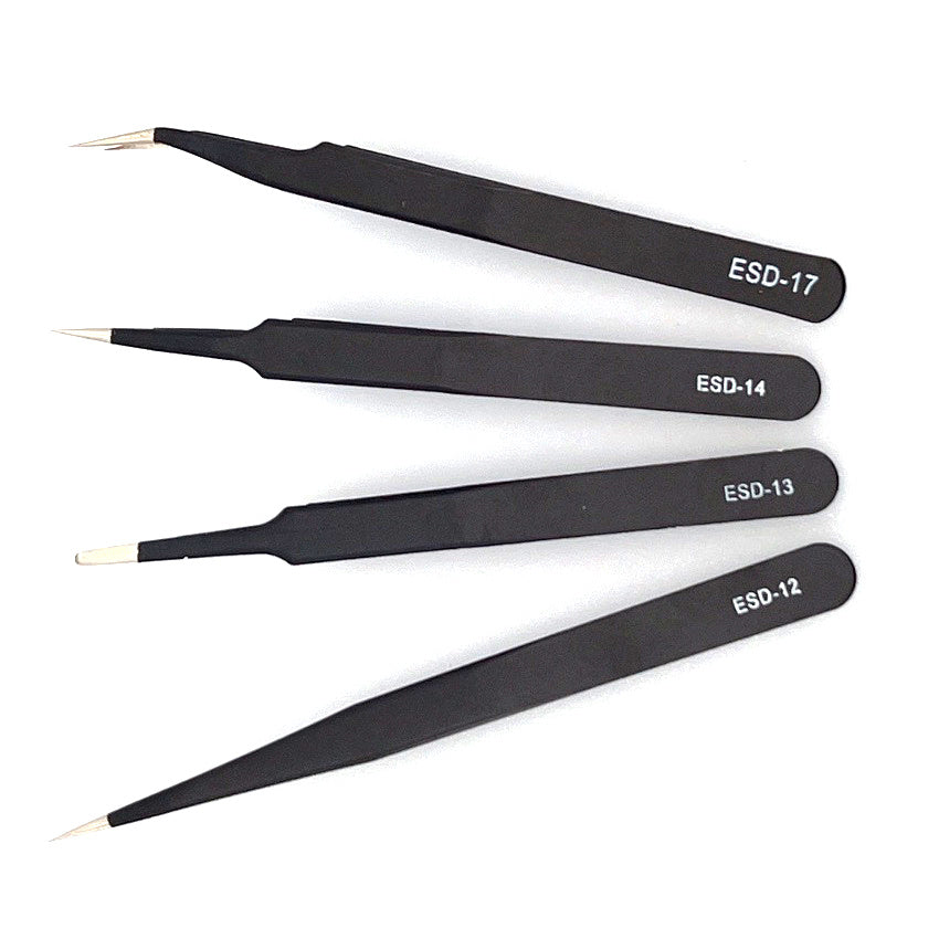 4-voudige antistatische pincet set 2