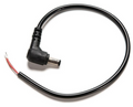 DC stekker-connector haaks met draad 5.5mm x 2.1