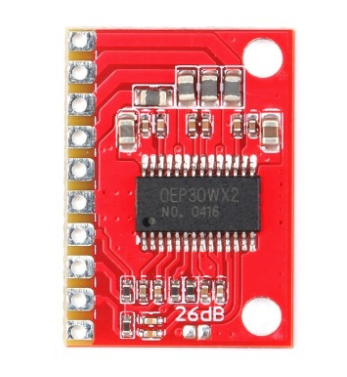 2 x 30 watt versterker print 8 to 24 dc 2