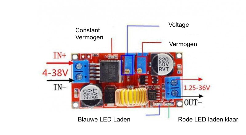 Laad converter XL4015 2