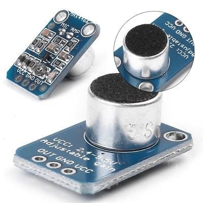 Max4466 electret microfoon 2