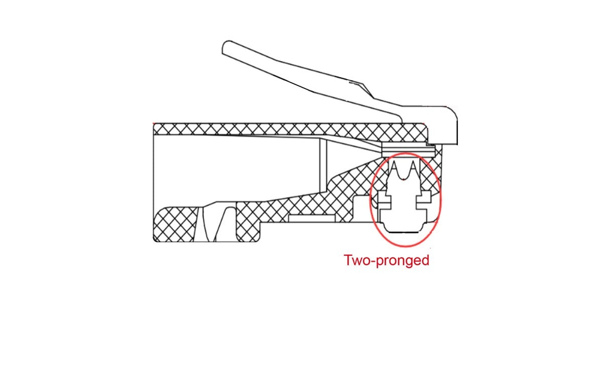 RJ45-stekker, CAT 5e STP afgeschermd met rubbeer  voor knikverlichting 2
