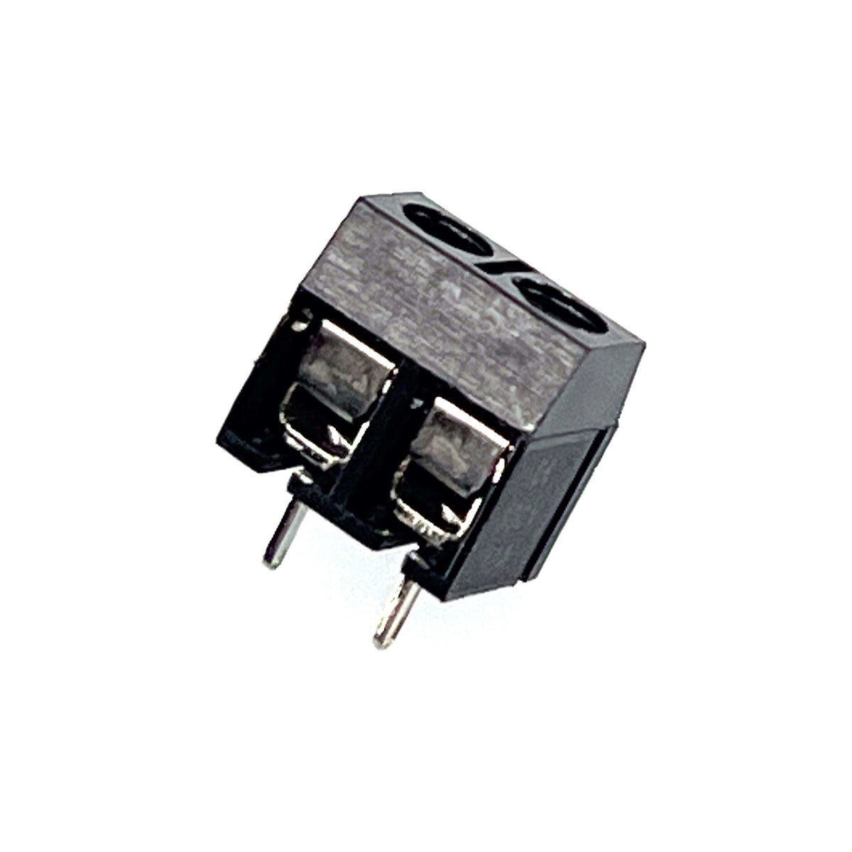 Schroefconnector zwart 2 polig