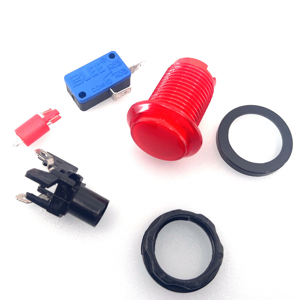 Arcade 33mm Button Blauw 4