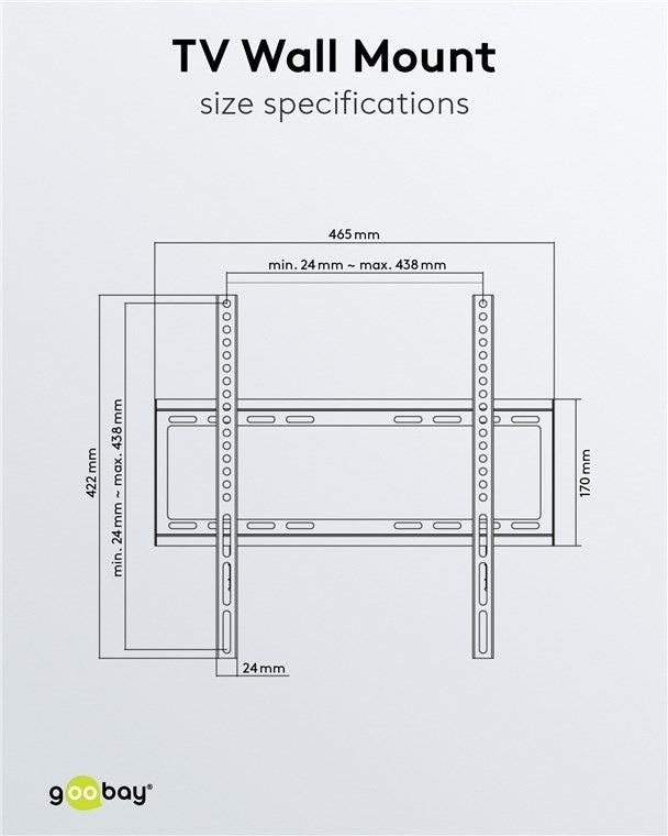 TV-muurbeugel Pro VAST (L). 37-70 inch 3