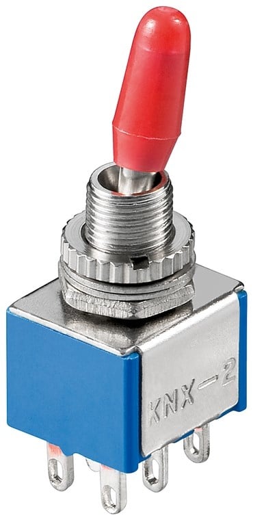 Mini tuimel schakelaar 2x wissel 