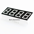 4 x 7 segments led display (rood) common Anode