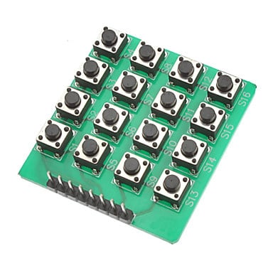 Keypad matrix 4x4 button switch