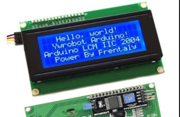 20 x 4 LCD + gemonteerde I2C adapter module