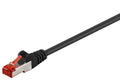 CAT 6 patchkabel S/FTP (PiMF), zwart 10m