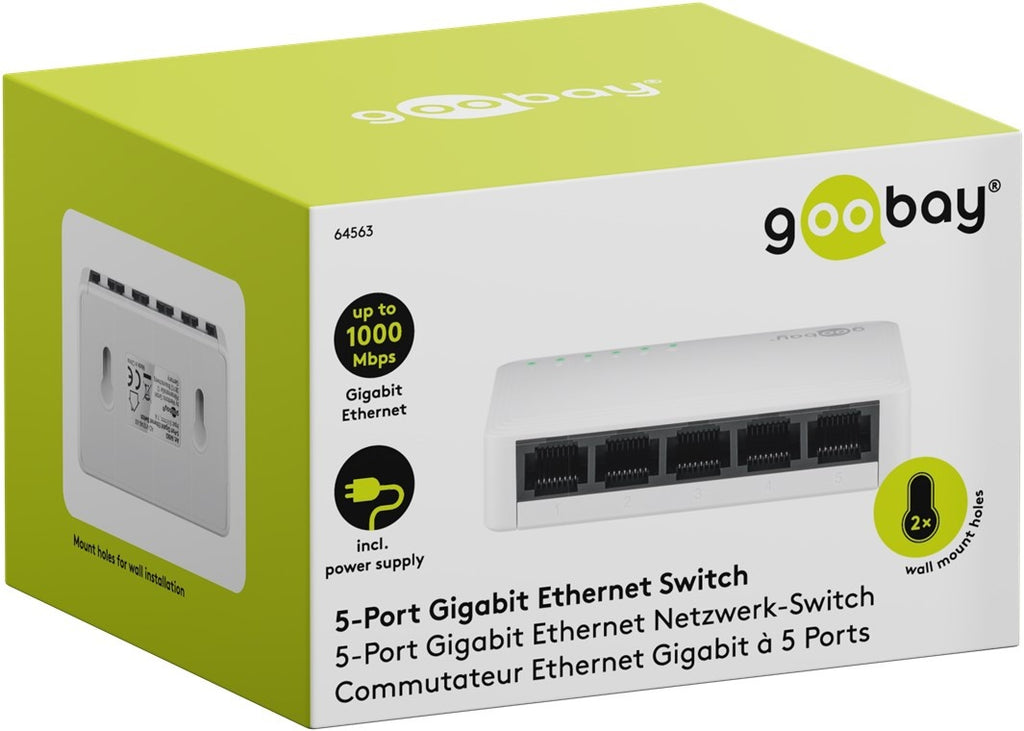5-Poort Gigabit Ethernet Switch