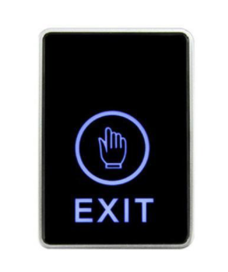 Exit button capacitief