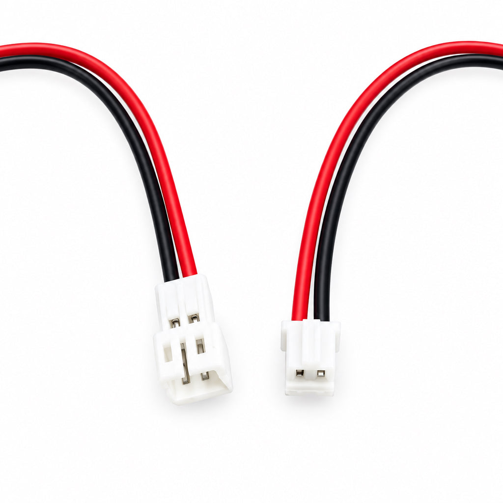 JST PH 2.0 male female connector met open eind.  2