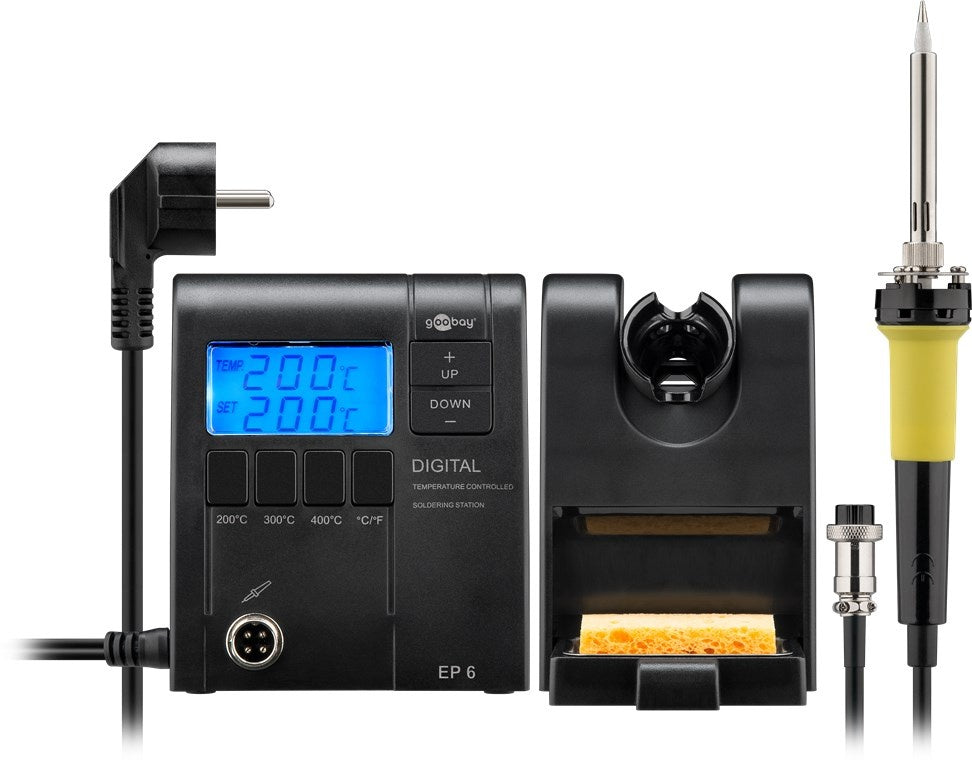 Digitaal soldeerstation EP6, soldeerboutset, 48 W