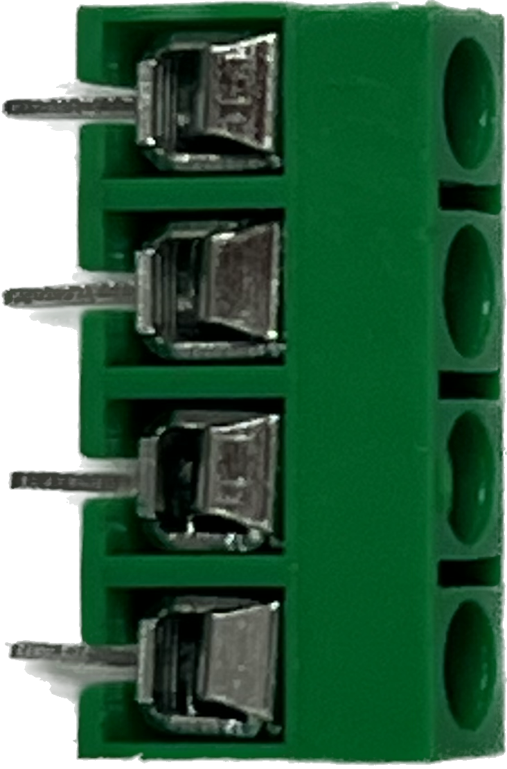 Schroef connector terminal groen 4 polig  3