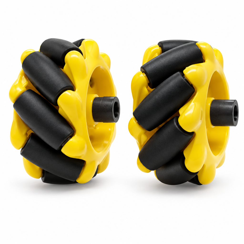 Mecanum set wielen 4 stuks 48mm