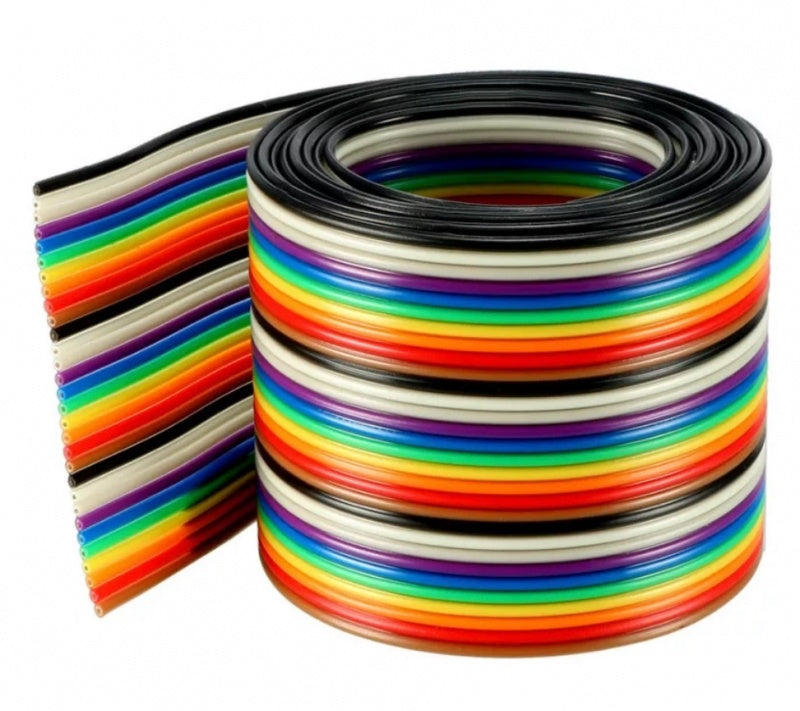 Lint flat kabel 40 draads per 1 meter awg28 1.27
