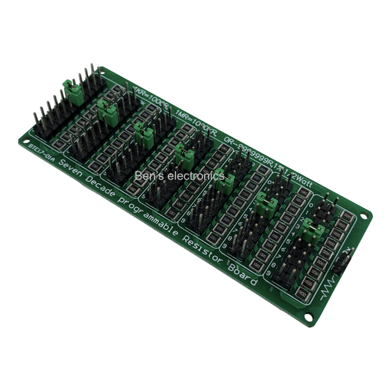 Zeven decennium Programmeerbare instelbare weerstand board