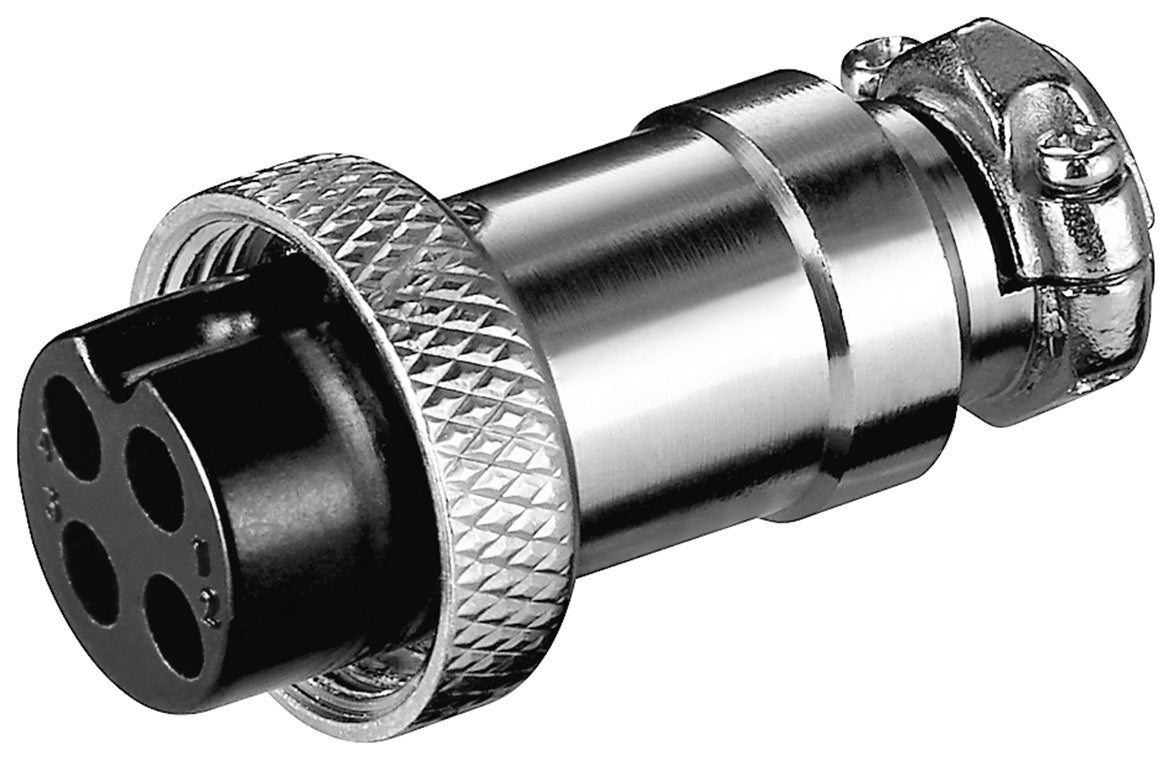XLR stekker, 4-polig