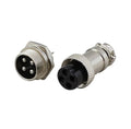 Chassis connector 4 polig incl stekker (set)