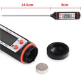 Rvs temperatuur probe pen met  lcd