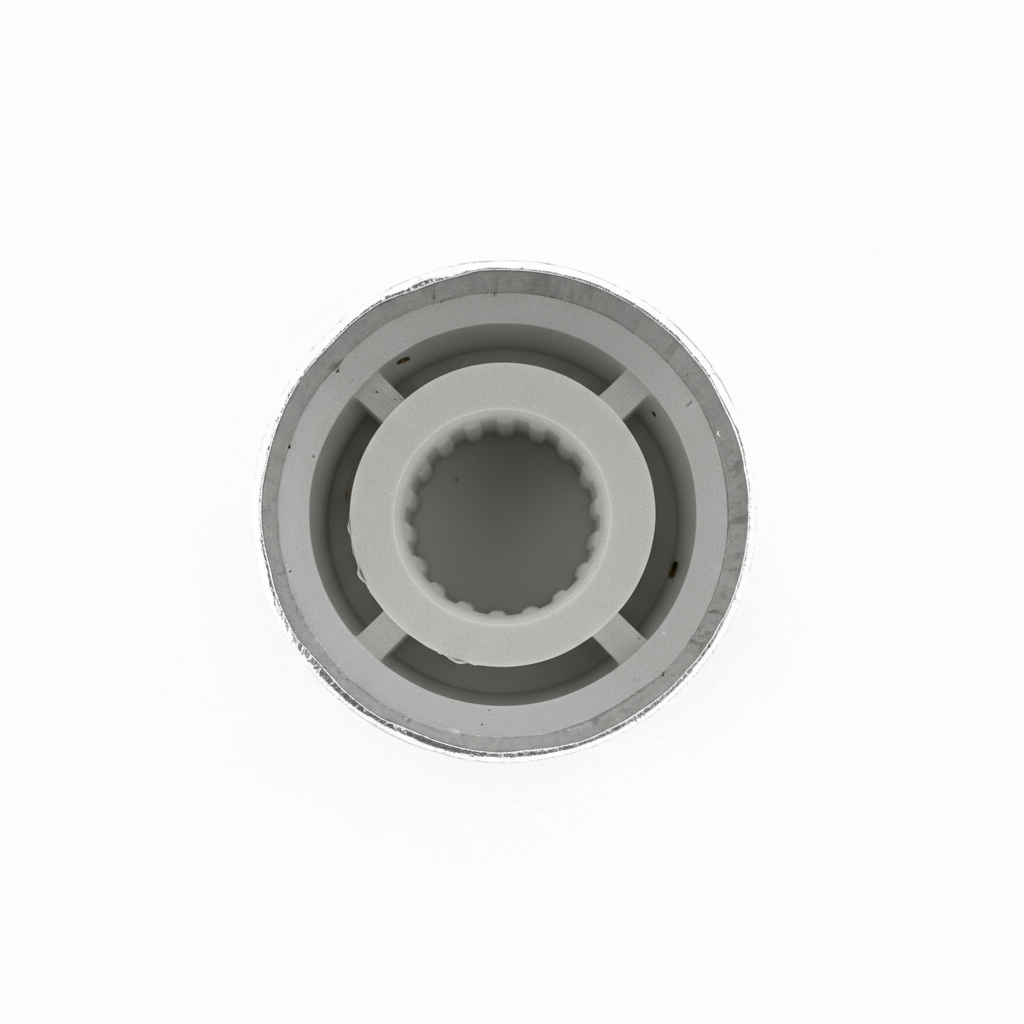 Knop potentiometer zilver aluminium 2