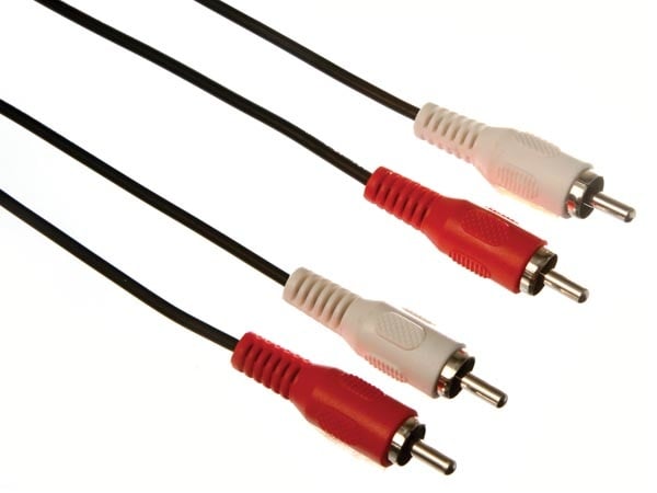 2 x RCA AUDIO PLUG NAAR 2 x RCA AUDIO PLUG 0.75m