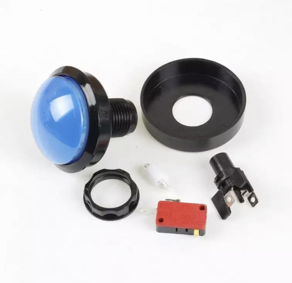 Arcade 63mm Button Blauw