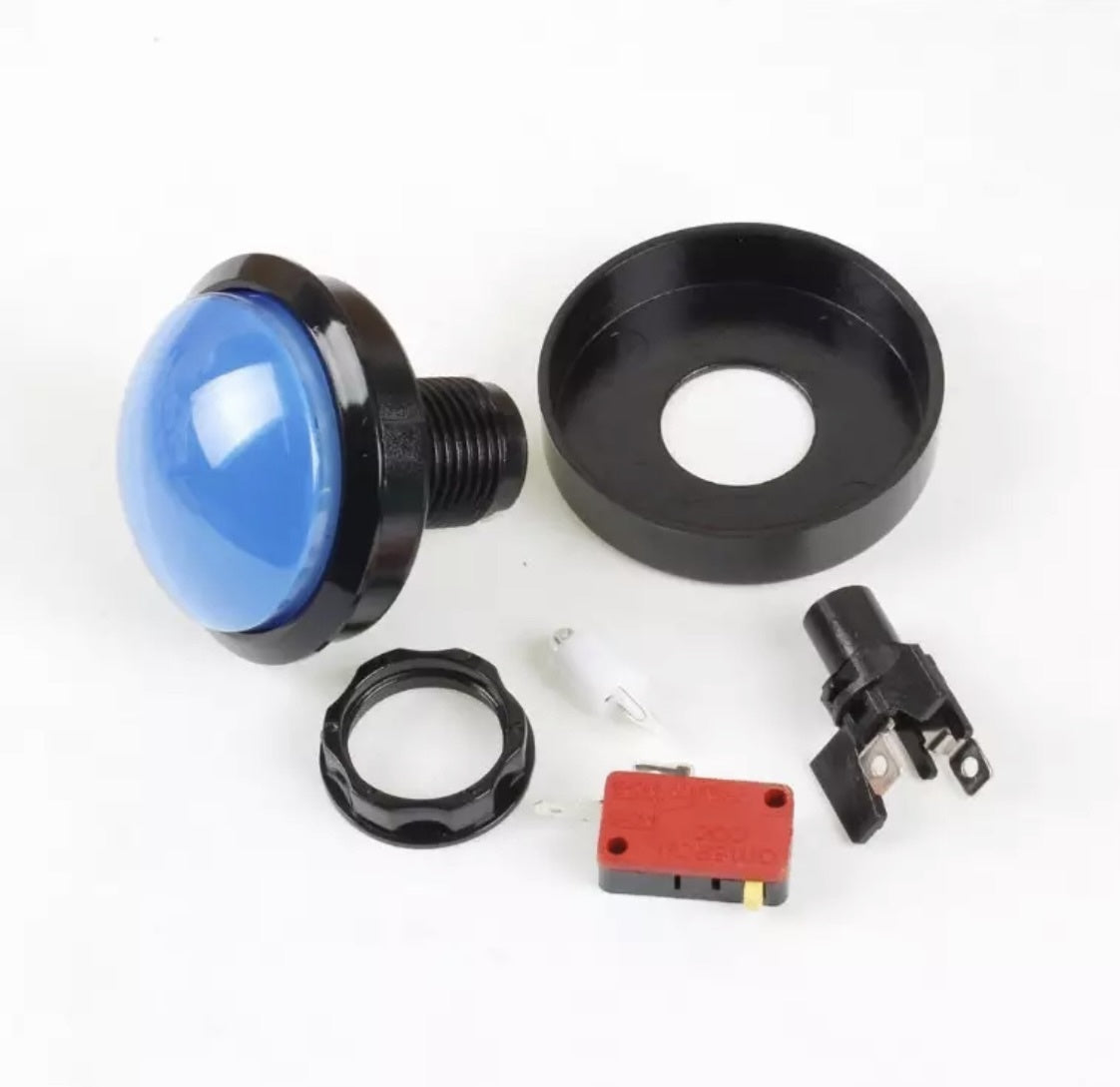Arcade 63mm Button Blauw