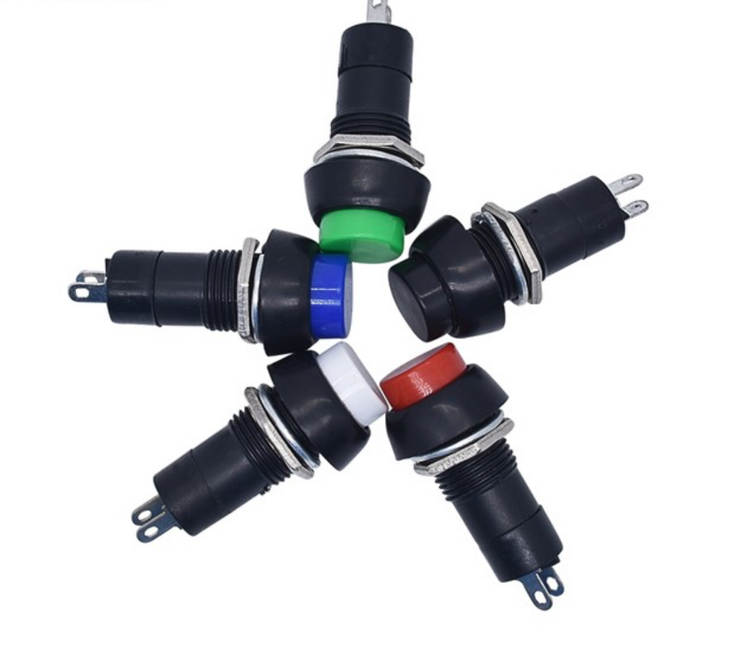 Inbouw drukknop terugverend groen 4