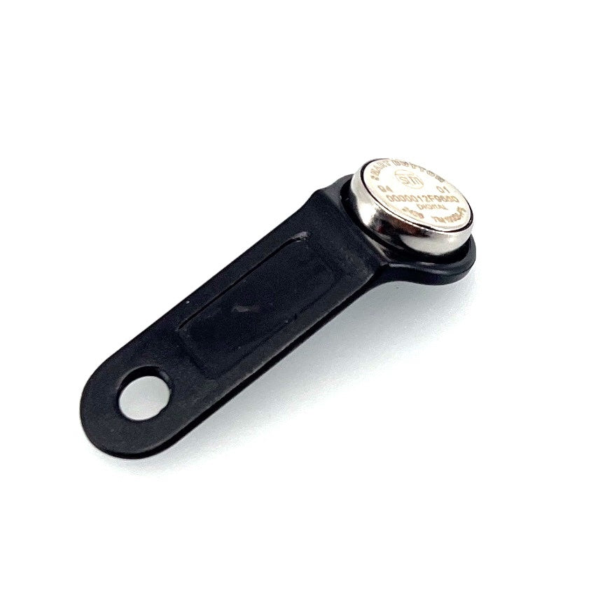 Smart button ibutton Dallas key zwart TM1990