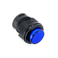 Drukknop blauw puls met verlichting
