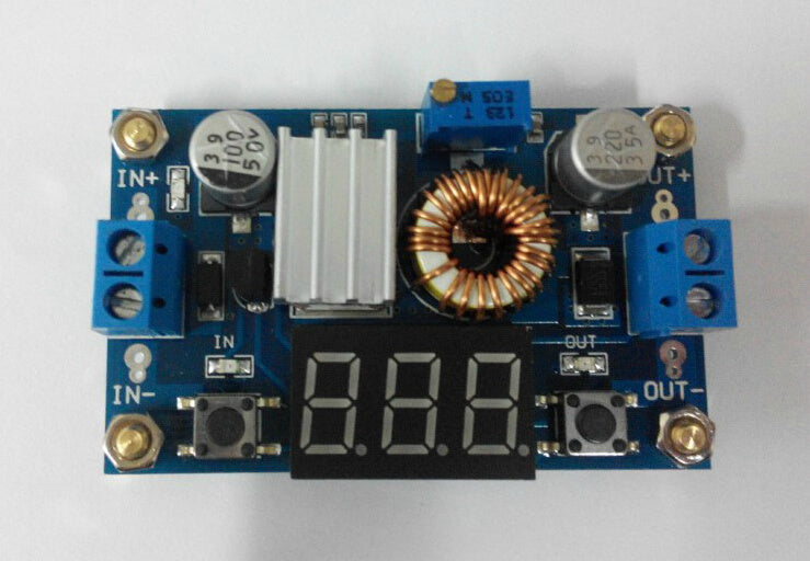 XL4015 DC-DC Step-Down converter voltmeter