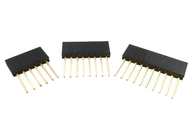 Female header lange pin 6-8-10 pins