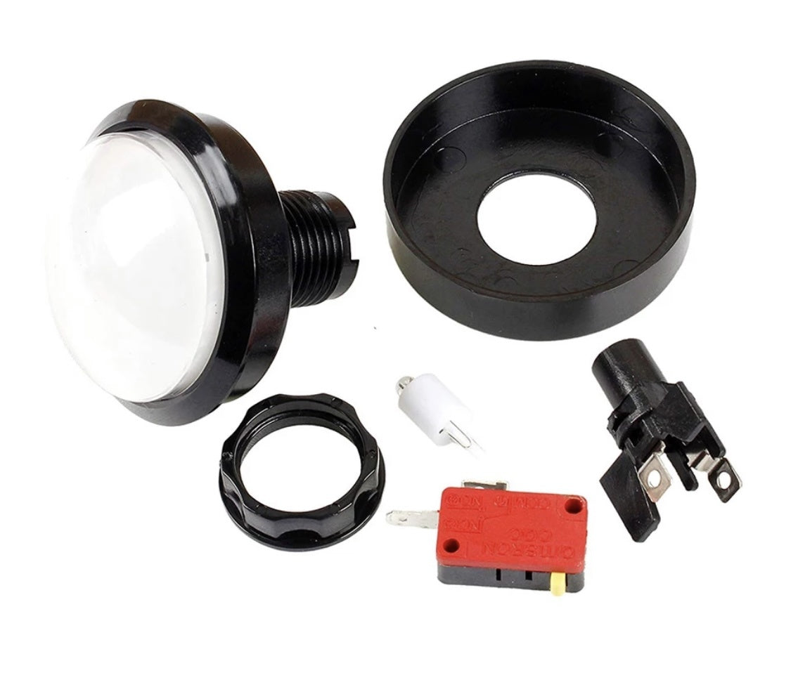 Arcade 63mm Button Wit