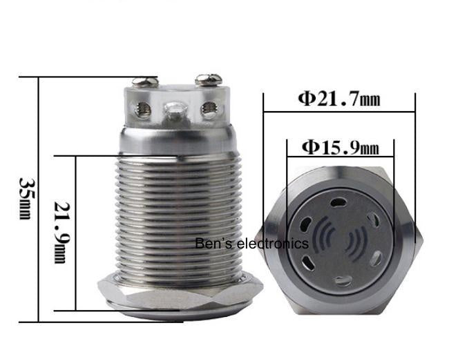 Buzzer rvs 12-24 vdc 3