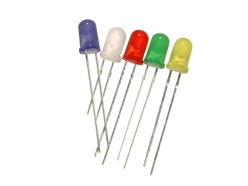 Led 3 mm blauw diffuus