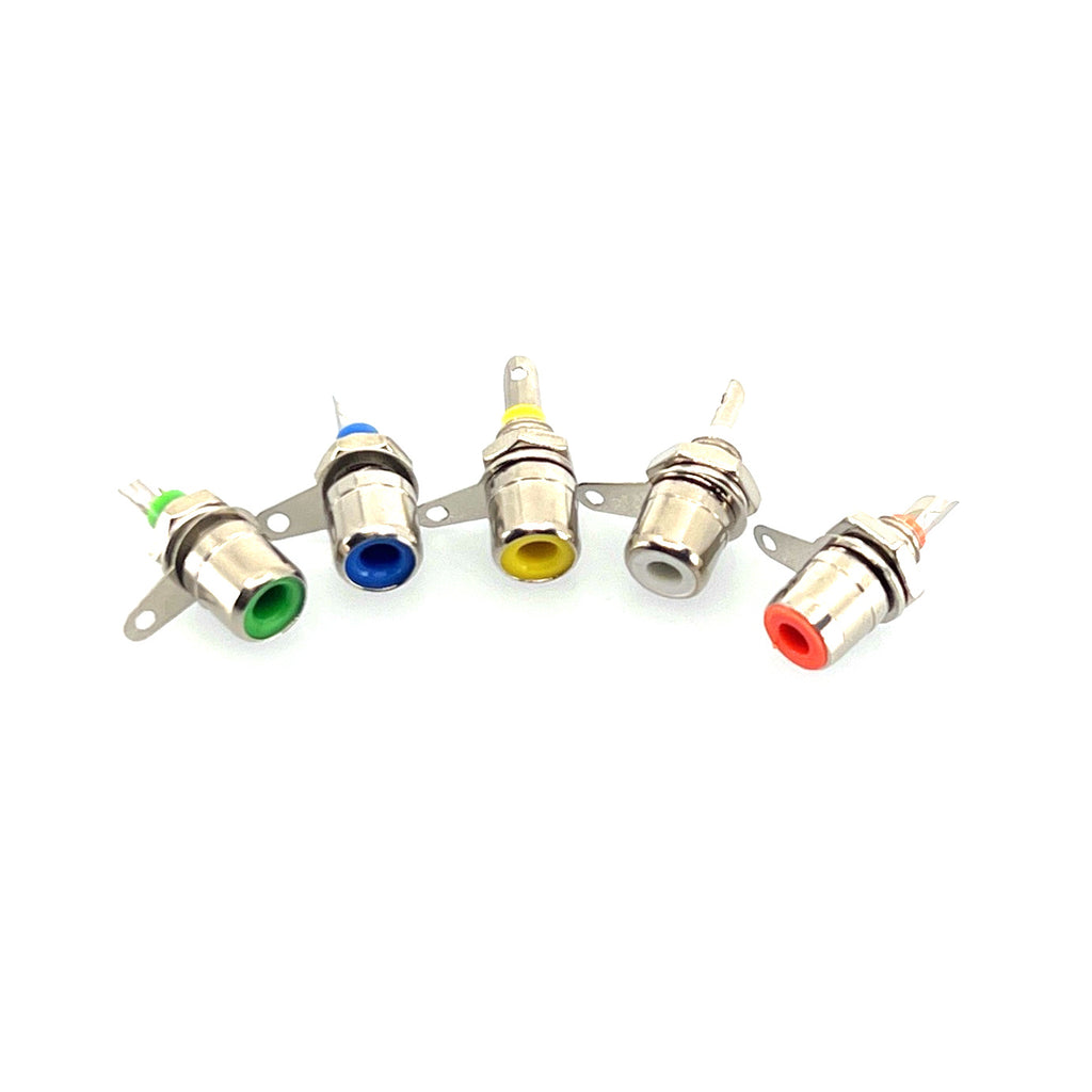 RCA  Tulp chassis wit