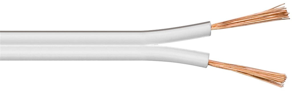 Luidsprekerkabel wit 2x1,5mm2 25m 3