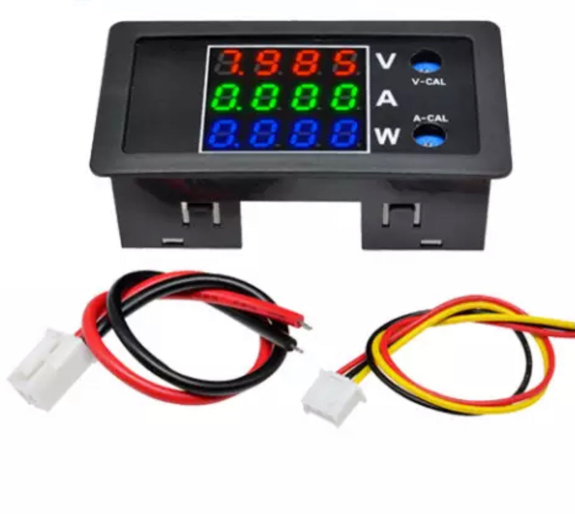 Digitale volt ampere vermogen meter voor inbouw 2