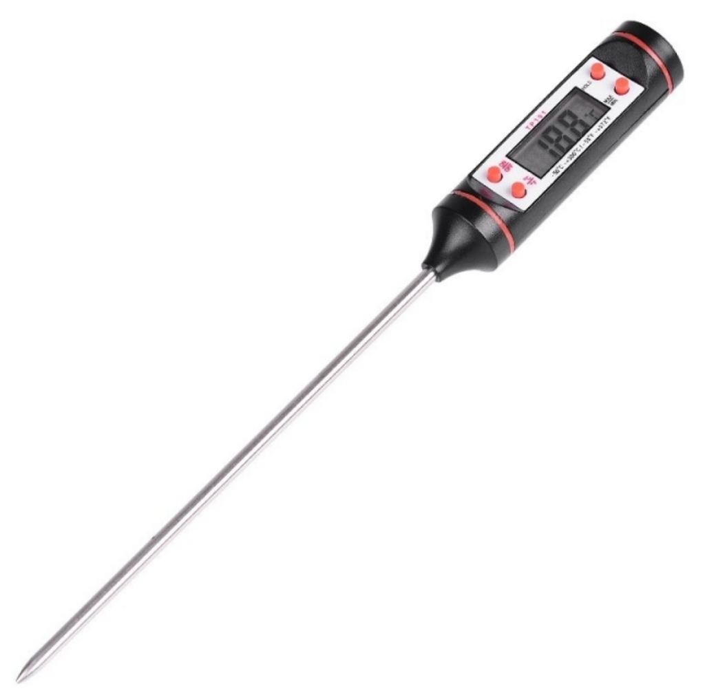 Rvs temperatuur probe pen met  lcd 2