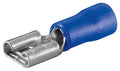 Stekker huls plat blauw 2,5mm2 100 stuks