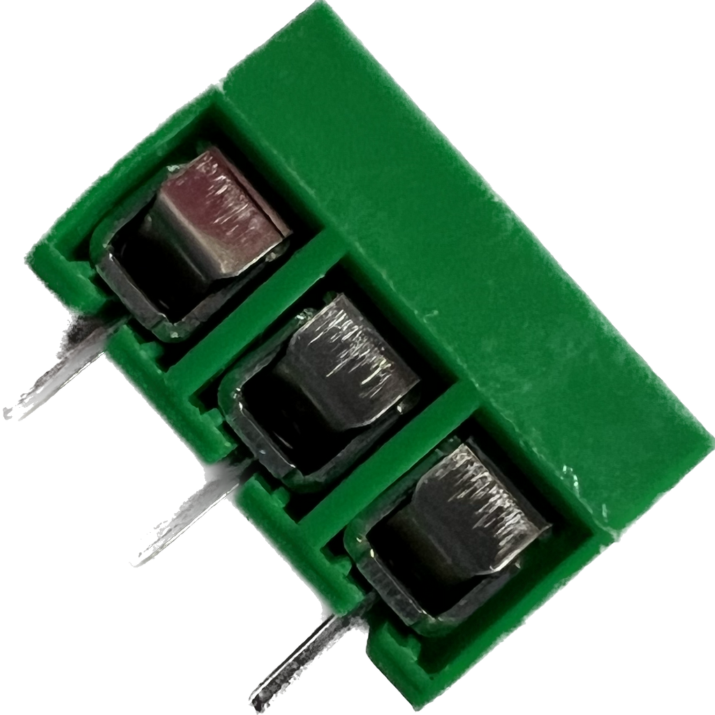 Schroefconnector terminal groen 3 polig