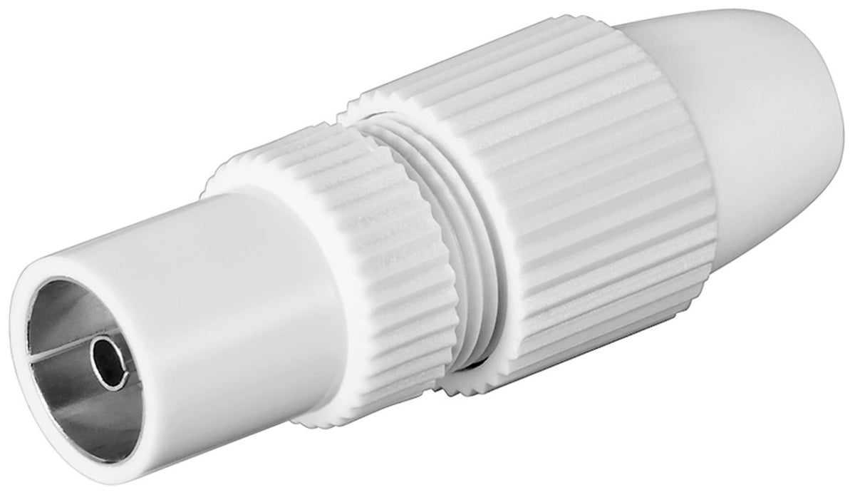 Coaxiale snelkoppeling met klembevestiging