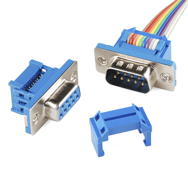 D-sub female connector 9 polig lint kabel 2