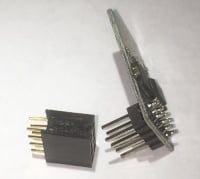 2 x 4 punts dubbel rij female headerpin 2