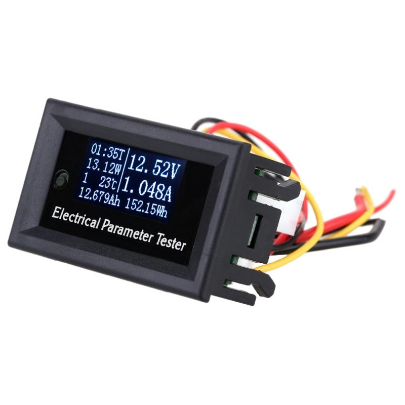 Oled volt ampere vermogens meter voor paneel inbouw