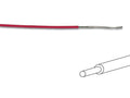 MONTAGEDRAAD  Rood 0.2 mm² - Volle kern 100 mtr rol