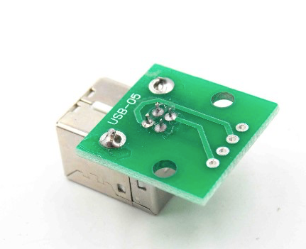 USB type B female breakout 2